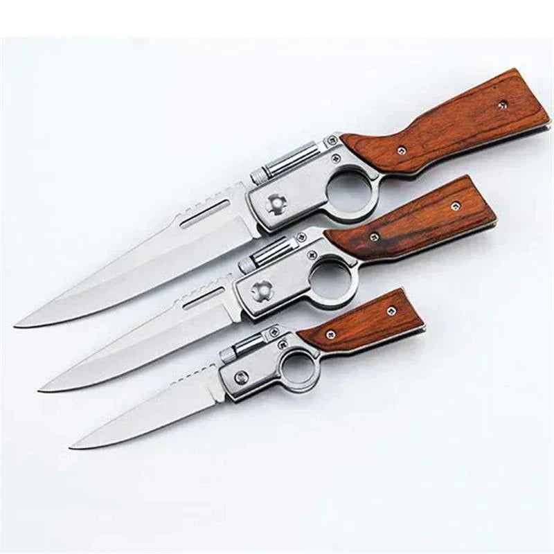 š„2025 Hot Sale 50% Offš„Outdoor Stainless Steel Portable AK-47 Folding Knife