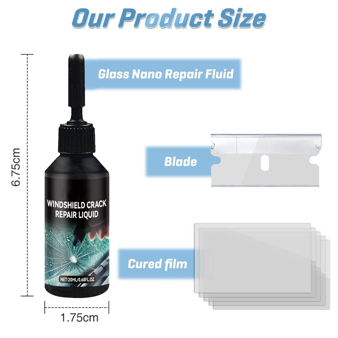 š„BUY 1 GET 1 FREEš„ 2025 New Car Windshield Crack Repair Fluid