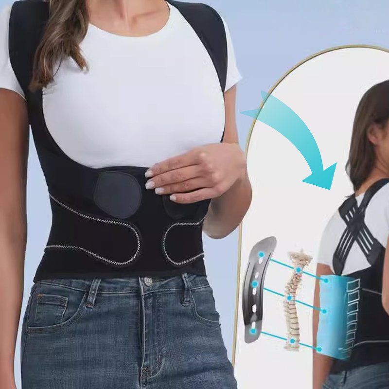 🔥Strong Support Universal Adjustable Back Posture Corrector|Buy 3 Get 1 Free💪