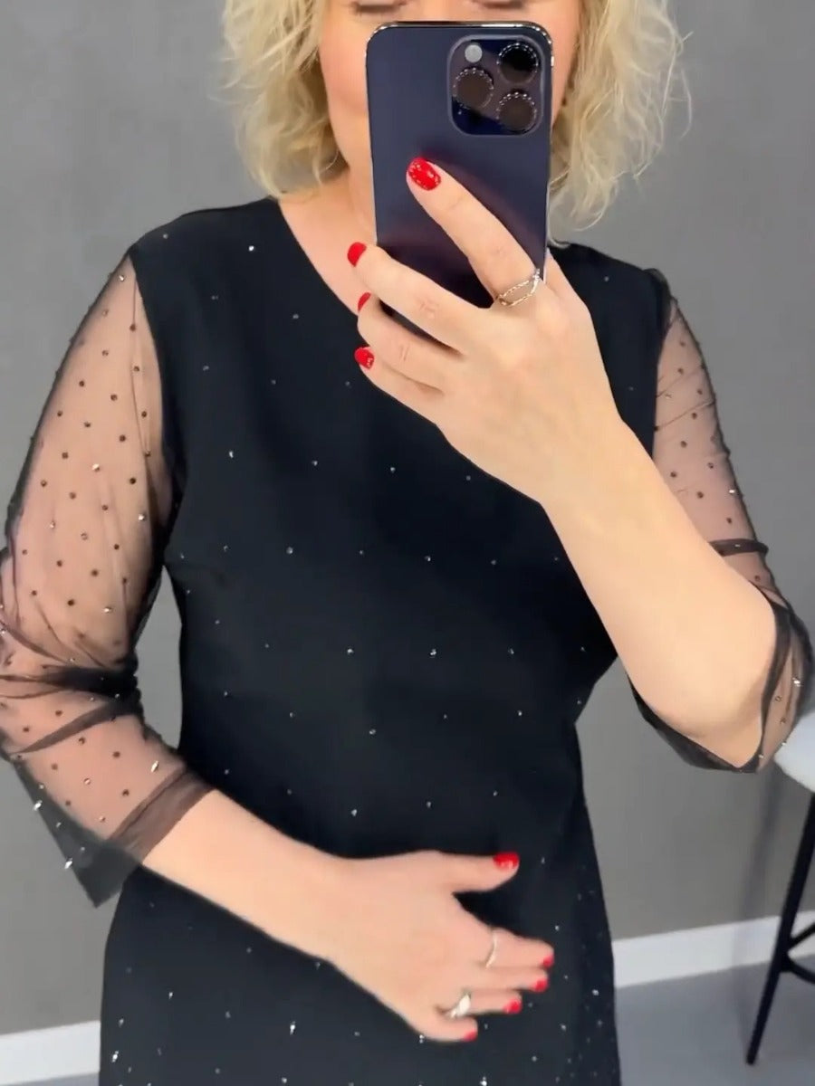 š¤Black Friday 50% off saleš„Black-Short Evening Dress