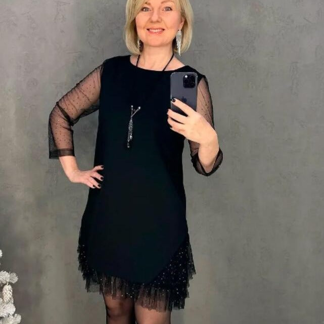 š¤Black Friday 50% off saleš„Black-Short Evening Dress