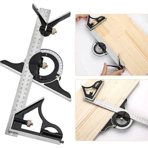 🔥Great value! Multifunctional combination movable angle ruler set, 50% OFF!