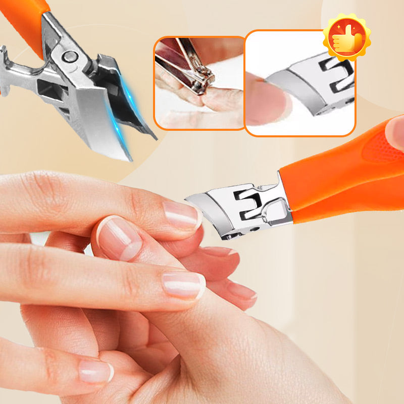 š„HOT SALEš„Wide Jaw Opening Anti-Splash Slanted Nail Clipper