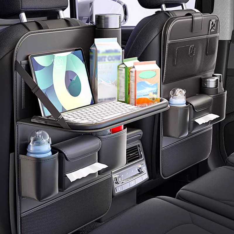 🔥2025 HOT SALE🔥Car Backseat Organizer with Foldable Table Tray