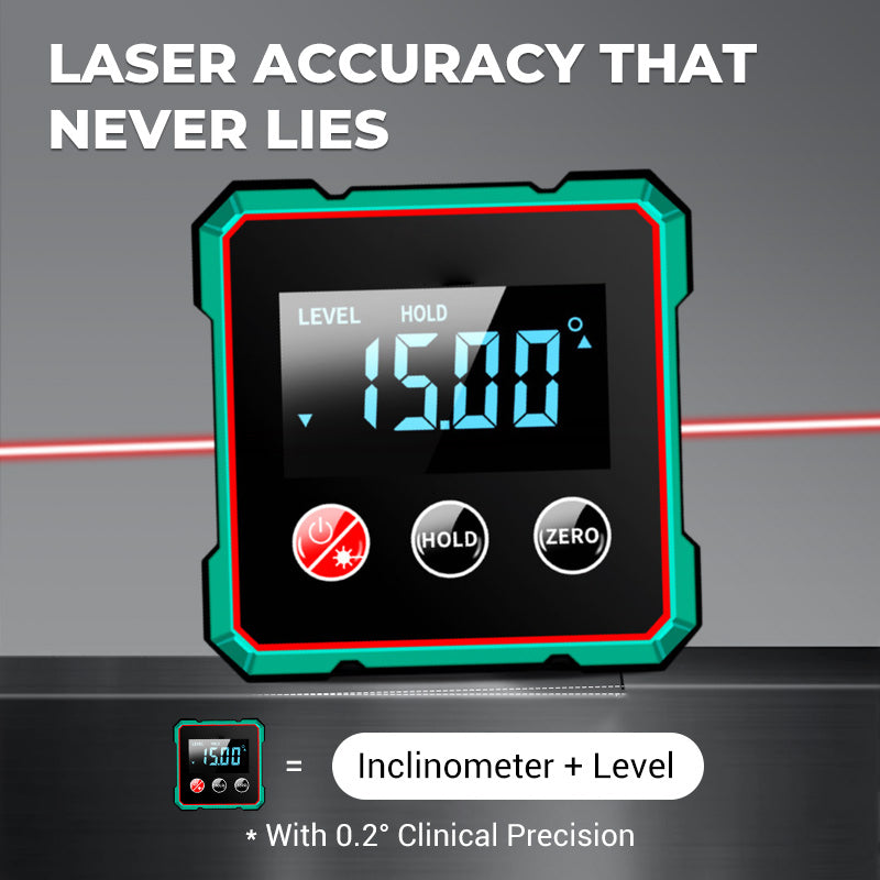 ๐ข๐ง HOT SALE 50% OFF ๐ฅ4-Side Magnetic Digital Angle Gauge with Laser