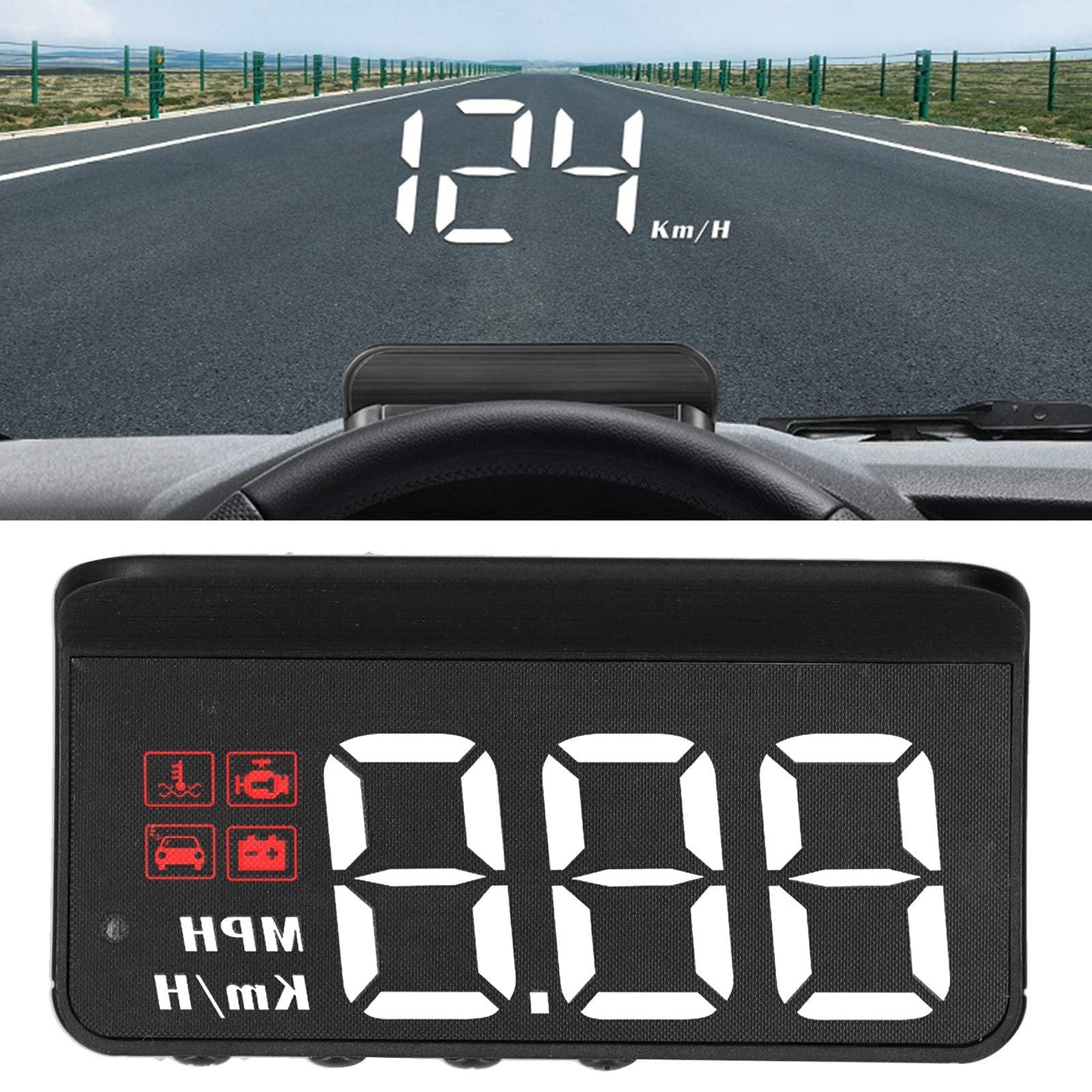š„HOT SALEšCar HUD Speedometer Display Windshield Projectorš