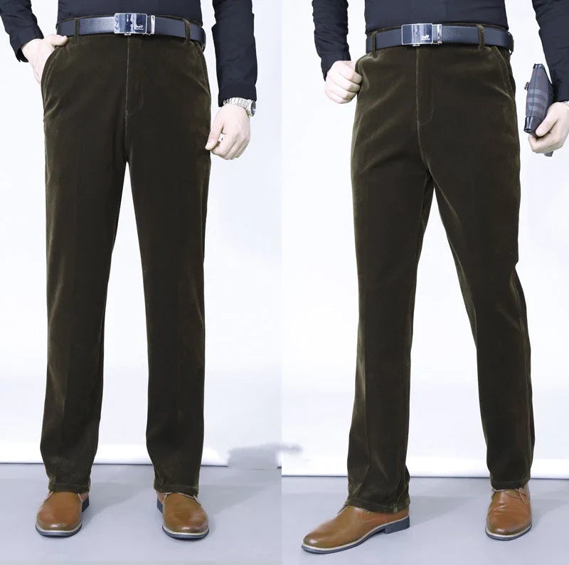 🔥2025 HOT SALE - 50% OFF🔥Men's Stretchy Corduroy Straight Long Pants