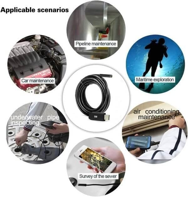 š„3 In 1 Endoscope,Can be used for physical exploration