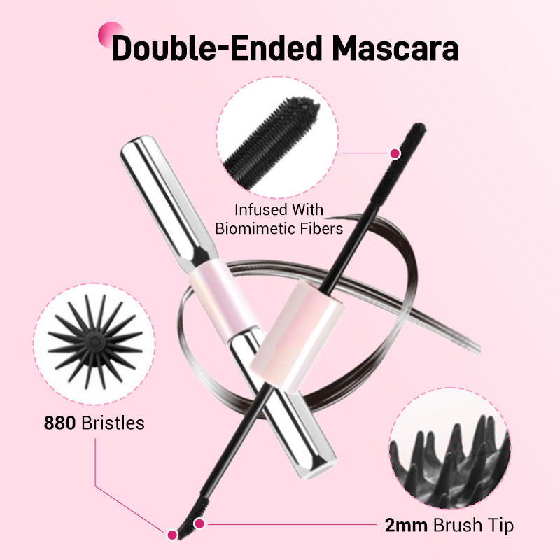 💕Buy 1 Get 1 Free💕Double-Ended Waterproof Lengthening & Curling Mascara🌸💐