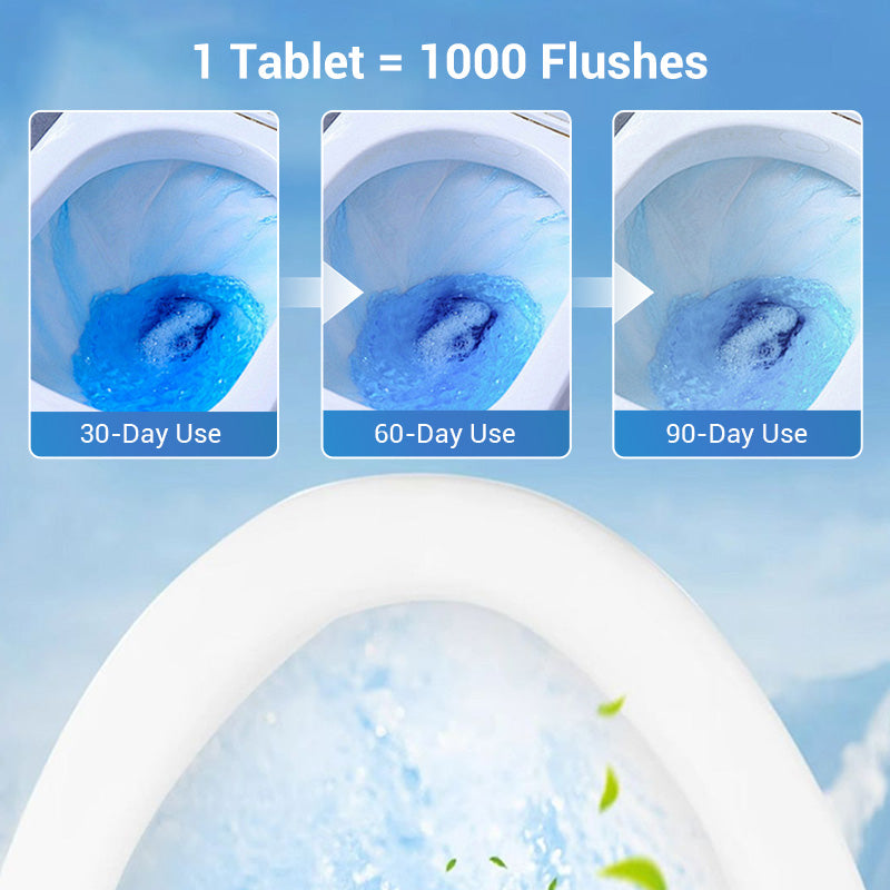 🌸Buy 2 Get 1 Free🌸Toilet Bowl Deodorizer Tablets with Fresh Aroma (1 tablet = 3 regular tablets) 🚽🧼