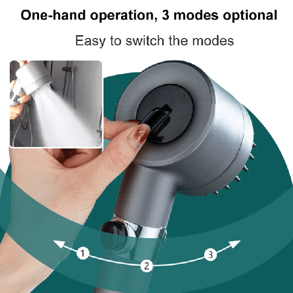 🚿Multi-functional High Pressure Shower Head Set|Buy 2 Get 1 Free 🚀