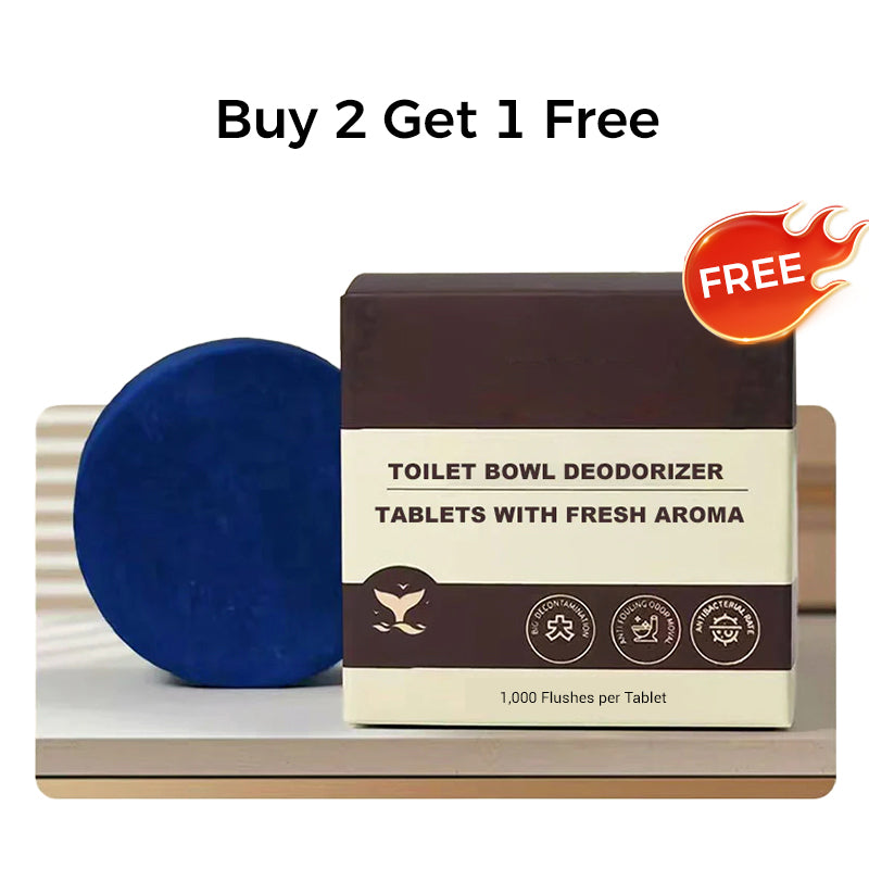 🌸Buy 2 Get 1 Free🌸Toilet Bowl Deodorizer Tablets with Fresh Aroma (1 tablet = 3 regular tablets) 🚽🧼