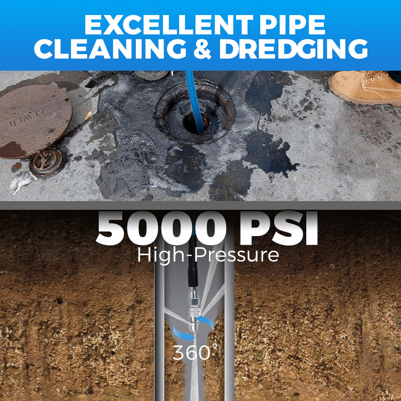 🔥2025 New Hot Sale🔥High-Pressure Rotating Sewer Jetting Nozzle