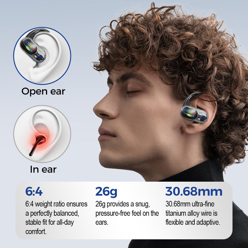 💕Waterproof Open Ear Earbuds with Noise Cancelling💕