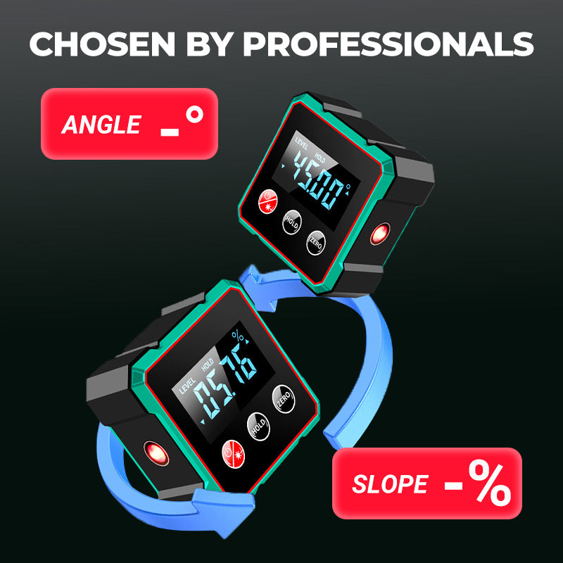 ๐ข๐ง HOT SALE 50% OFF ๐ฅ4-Side Magnetic Digital Angle Gauge with Laser