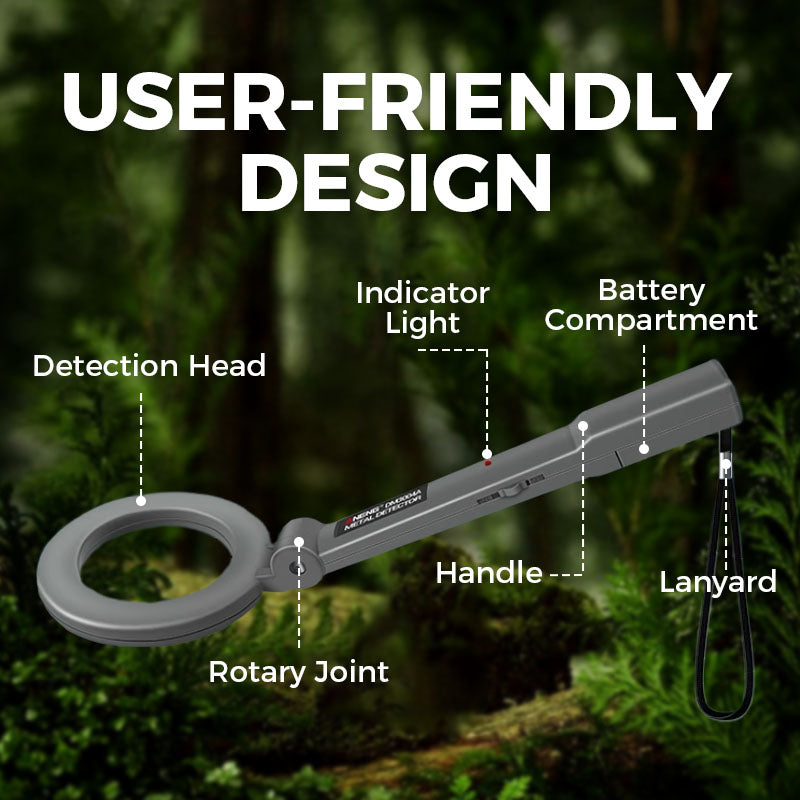 😍Path to wealth😍 360° Handheld Metal Detector For Gold & Jewelry