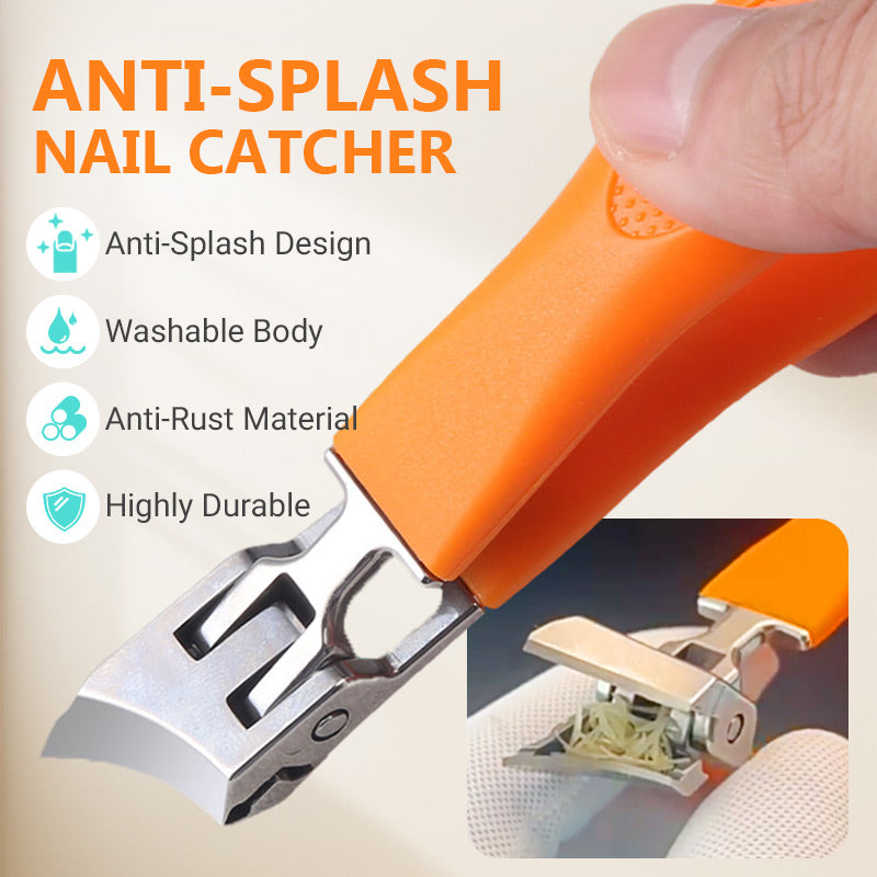 š„HOT SALEš„Wide Jaw Opening Anti-Splash Slanted Nail Clipper