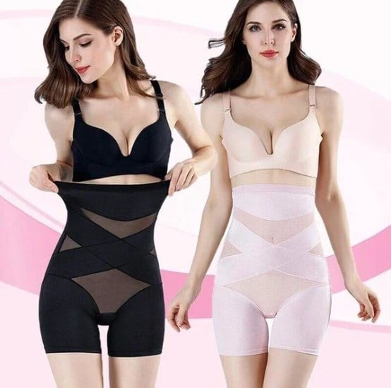 🔥Hot Sale🔥Cross Compression Abs & Body High Waisted Shaper