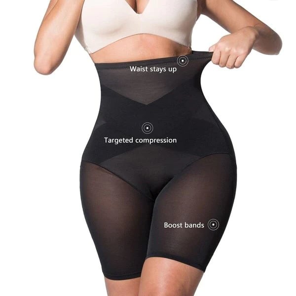🔥Hot Sale🔥Cross Compression Abs & Body High Waisted Shaper