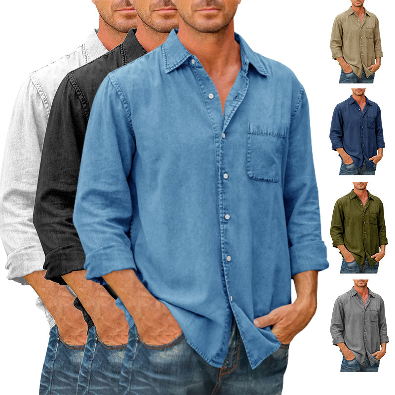 š50% off grand promotionš„Men's High Quality Denim Shirts ćLong Sleeveć