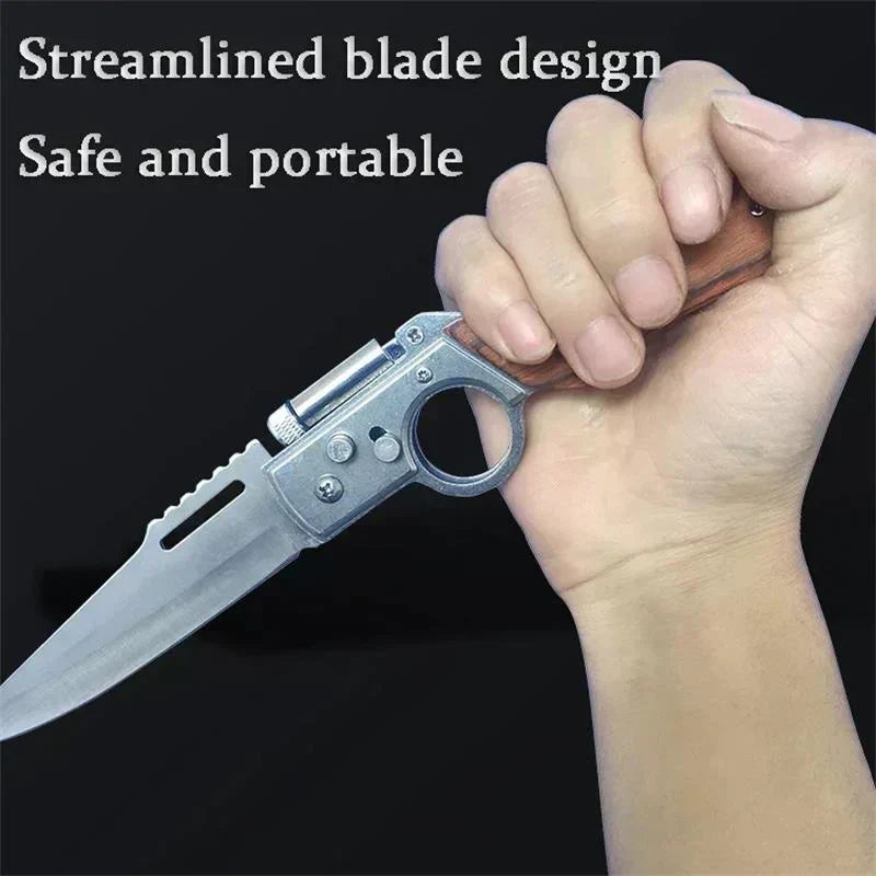 š„2025 Hot Sale 50% Offš„Outdoor Stainless Steel Portable AK-47 Folding Knife