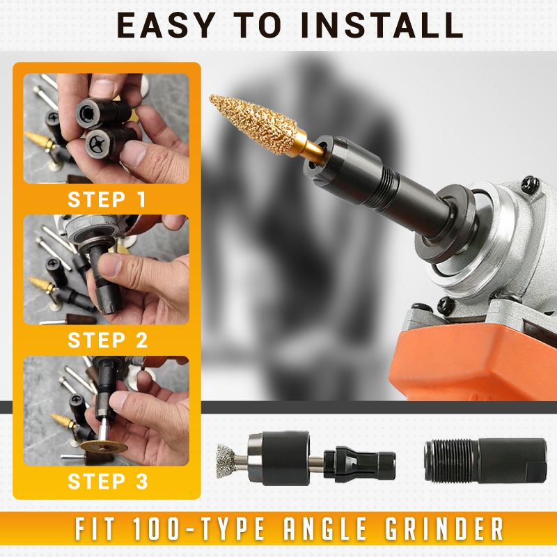 ⚒️Pousbo® Angle Grinder Modified Adapter(50% OFF)