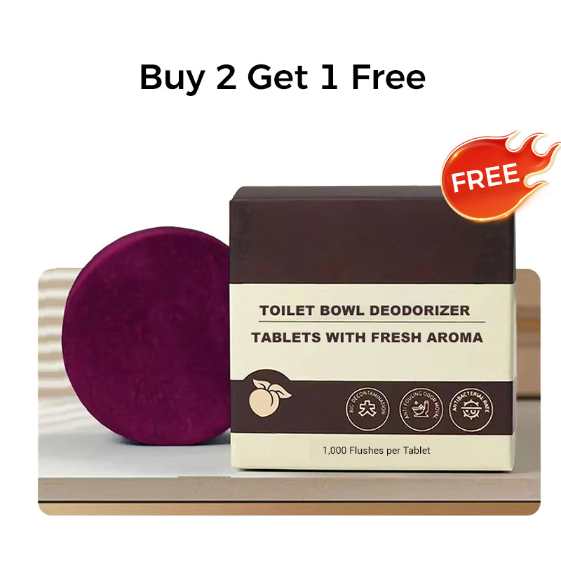 🌸Buy 2 Get 1 Free🌸Toilet Bowl Deodorizer Tablets with Fresh Aroma (1 tablet = 3 regular tablets) 🚽🧼