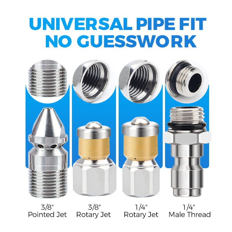 🔥2025 New Hot Sale🔥High-Pressure Rotating Sewer Jetting Nozzle