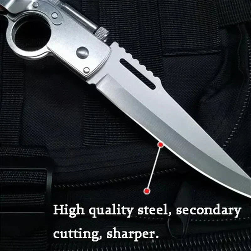 š„2025 Hot Sale 50% Offš„Outdoor Stainless Steel Portable AK-47 Folding Knife