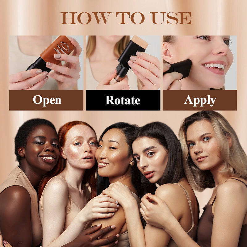 ✨Instant Concealing Foundation Stick with Built-in Brush💕