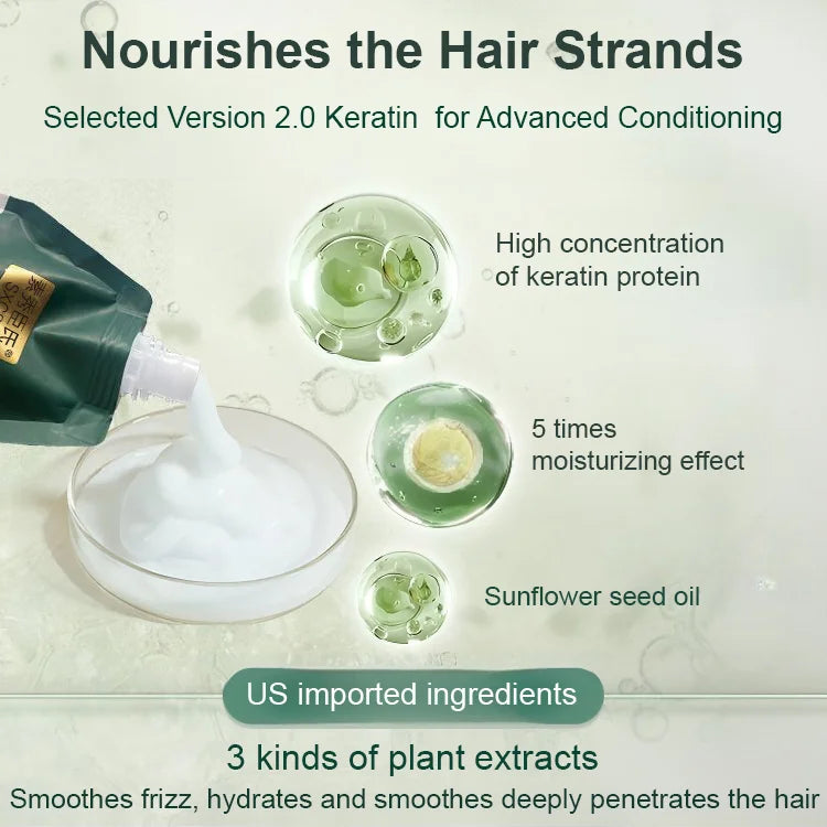 🔥Hot Sale 50% OFF🔥 Polypeptide Keratin Hydrating Smoothing Hair Damage Repair Cream
