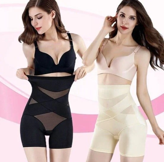 🔥Hot Sale🔥Cross Compression Abs & Body High Waisted Shaper