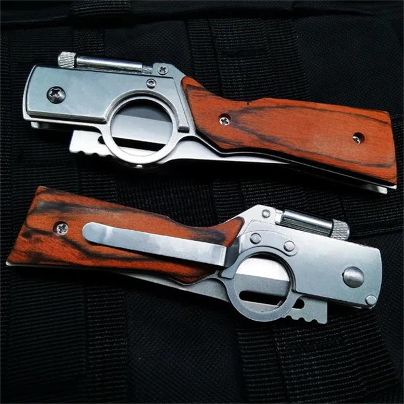 š„2025 Hot Sale 50% Offš„Outdoor Stainless Steel Portable AK-47 Folding Knife