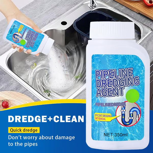 šLast Day Promotionš„Liapu Powerful Pipe Dredging Agent for Kitchen and Toilet Pipelines - Dissolves 200+ Blockages and Kills 99% of Bacteria