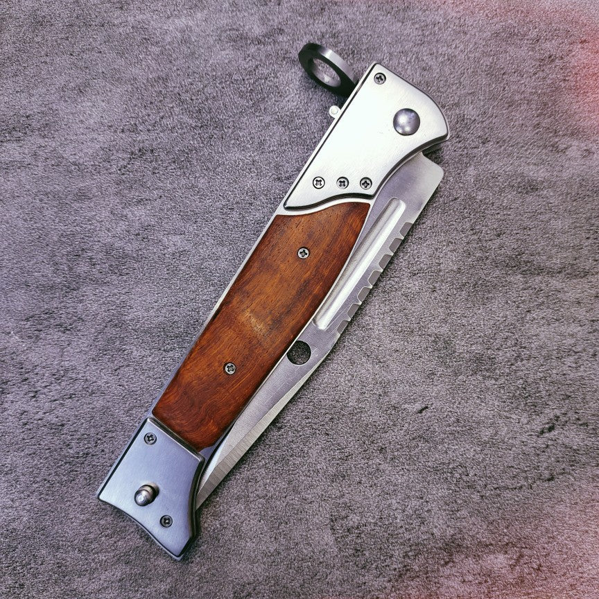 š„2025 Hot Sale 50% Offš„Outdoor Stainless Steel Portable AK-47 Folding Knife