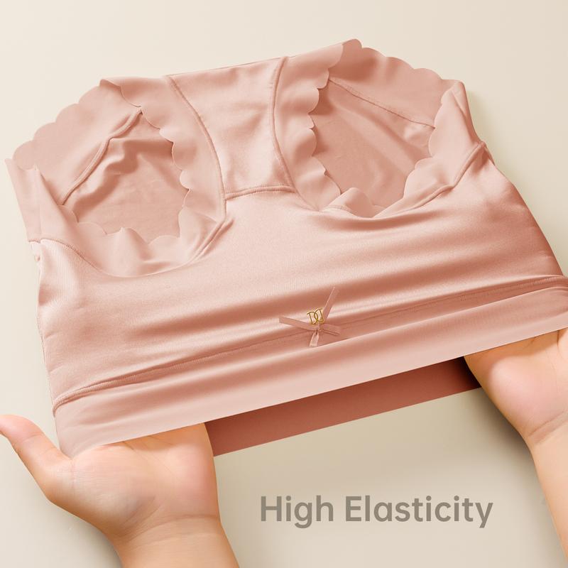 🌸Last Day-Buy 1 Get 3 Packs🔥2025 Silky High-Waist Seamless Briefs With Scalloped Edges
