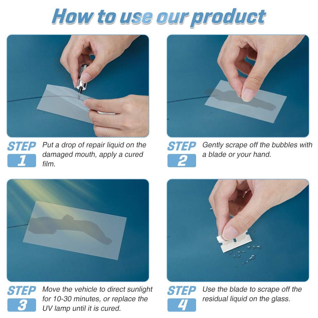 š„BUY 1 GET 1 FREEš„ 2025 New Car Windshield Crack Repair Fluid