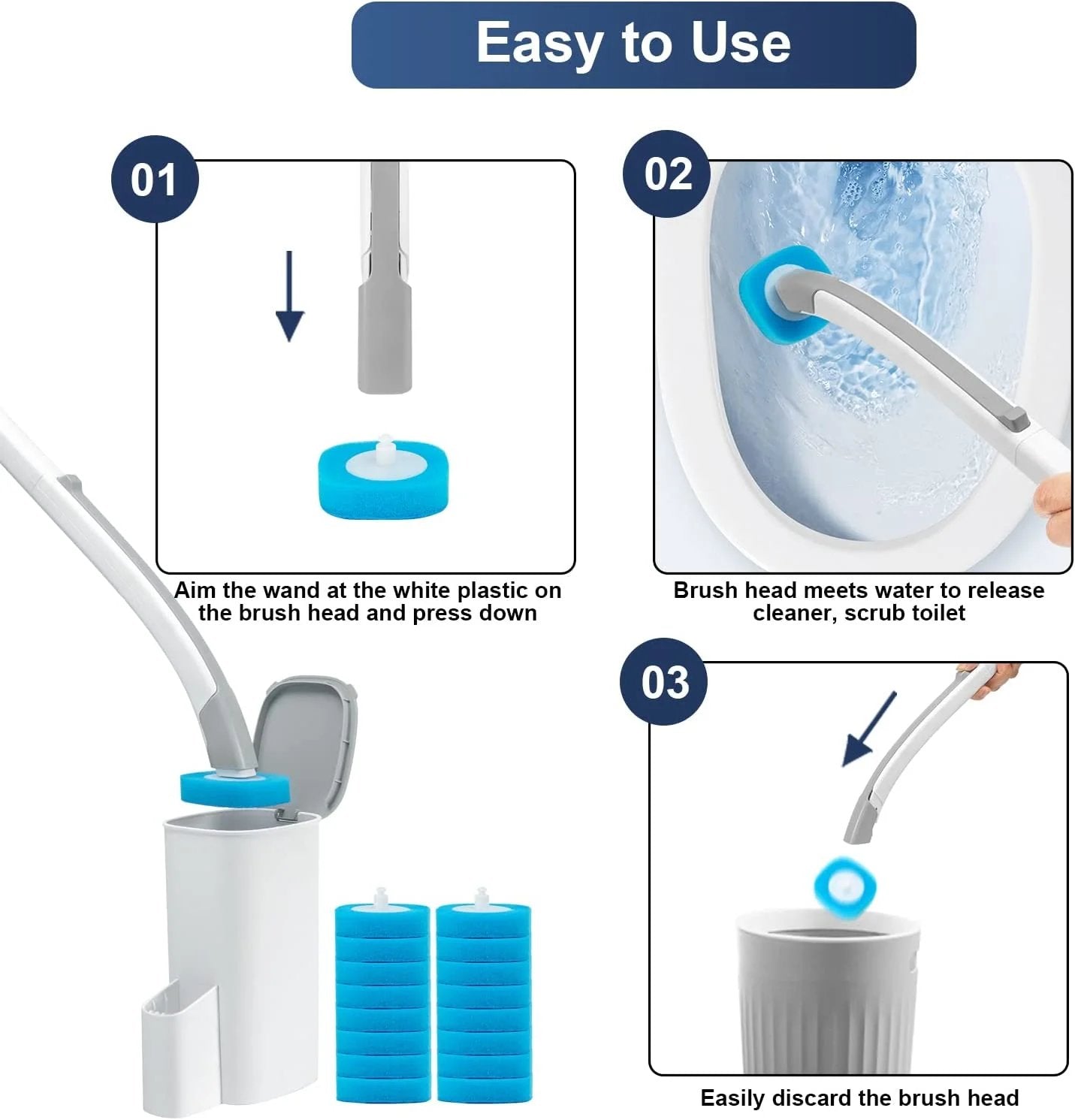 š„Hot Sale -50% offš„ Disposable Toilet Cleaning System