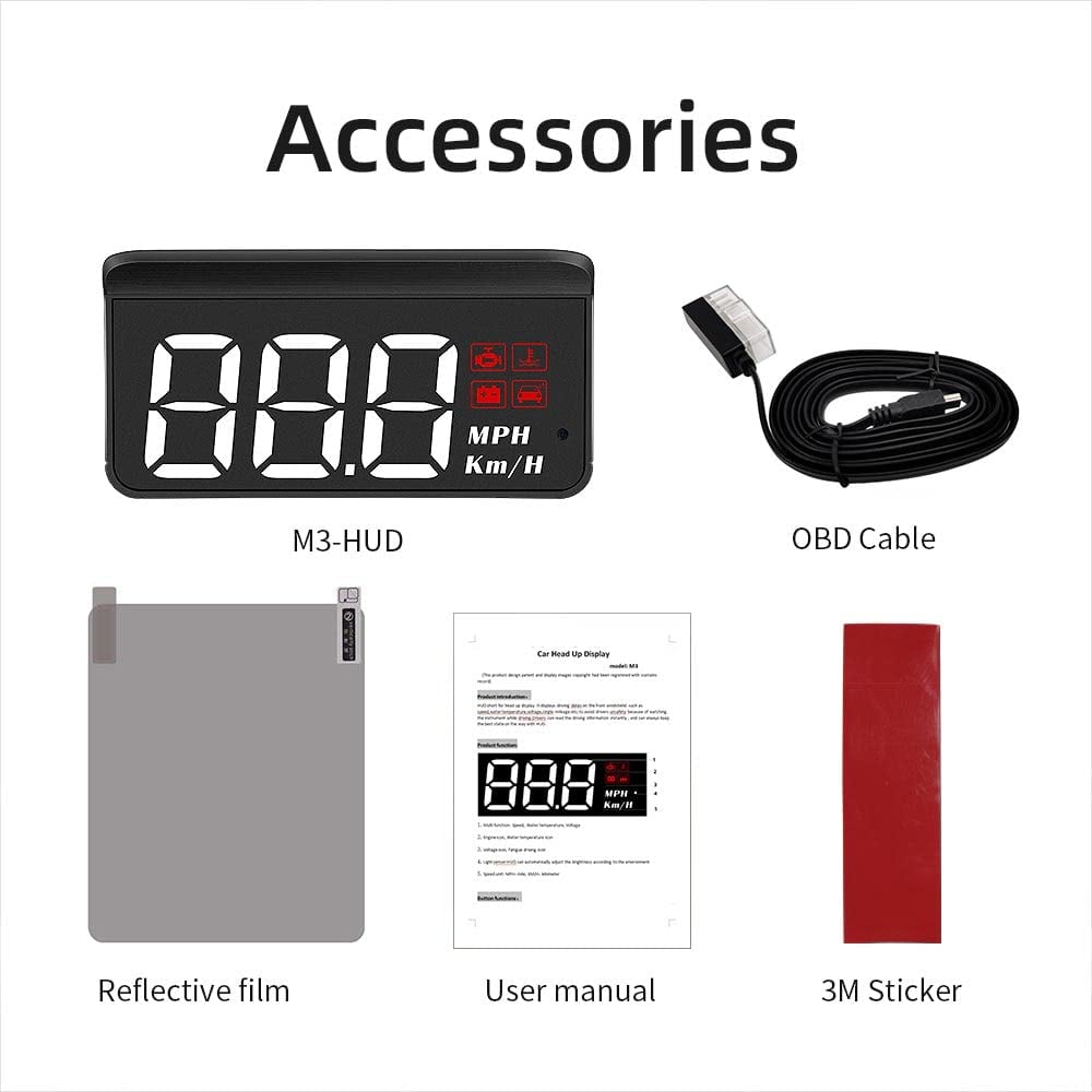 š„HOT SALEšCar HUD Speedometer Display Windshield Projectorš