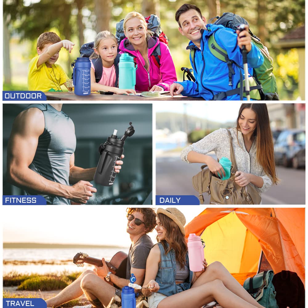 š„2025 HOT SALEš„Silicone foldable anti drop sports portable water bottle
