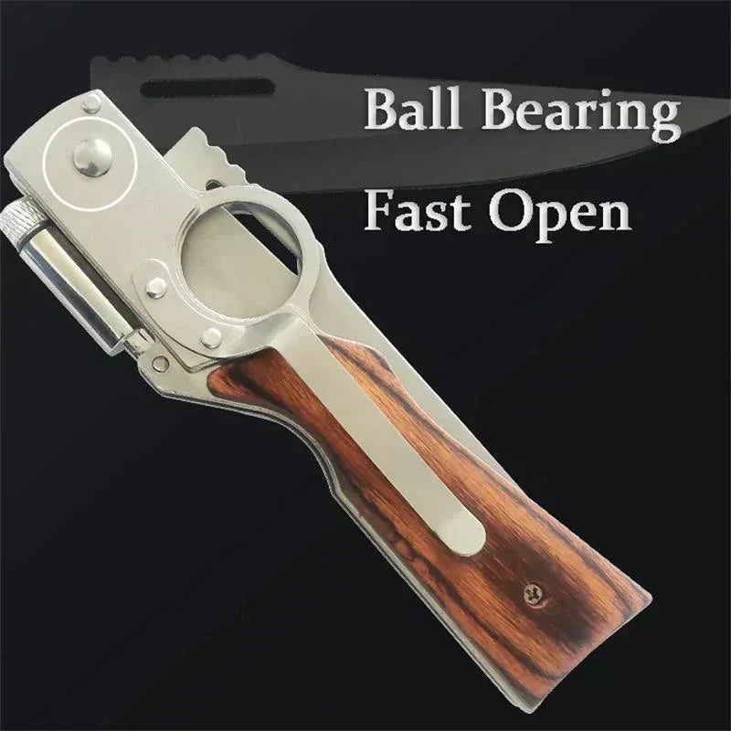 š„2025 Hot Sale 50% Offš„Outdoor Stainless Steel Portable AK-47 Folding Knife