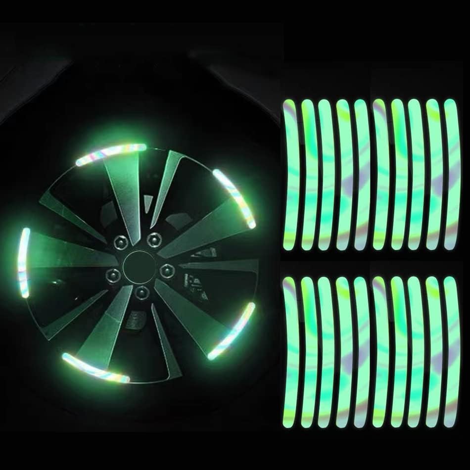 š„2025 HOT SALE - Buy 1 Get 1 Freeš„Reflective Car Wheel Rim Stickers