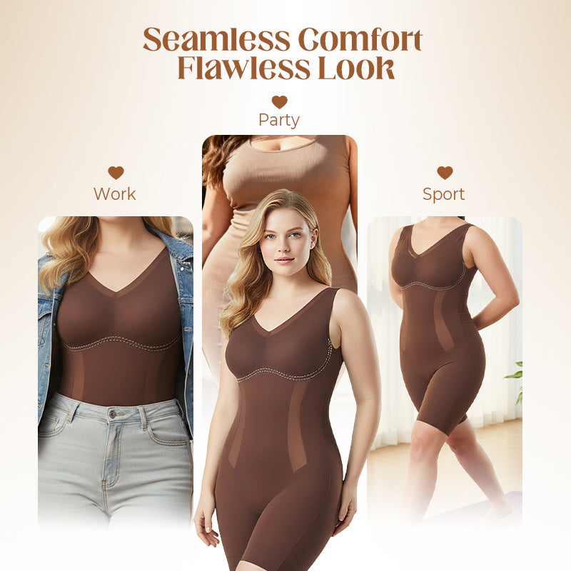 ⏳Time-limited Special⏰Tummy Tuck & Hip Lift Traceless One-piece Shapewear