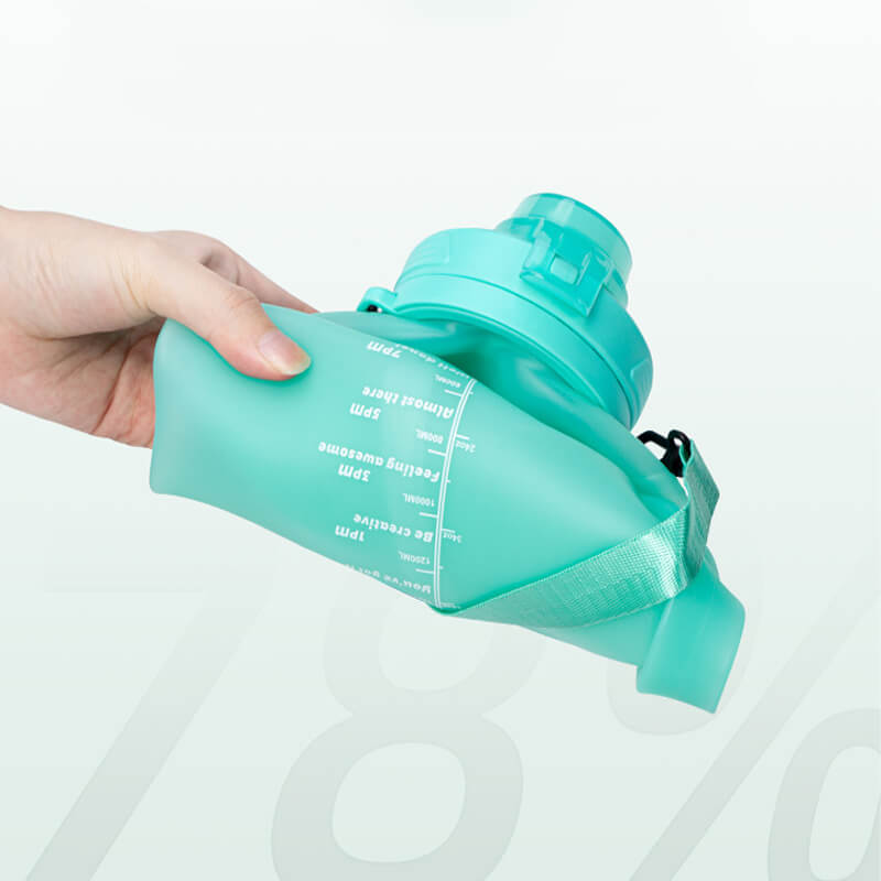 š„2025 HOT SALEš„Silicone foldable anti drop sports portable water bottle