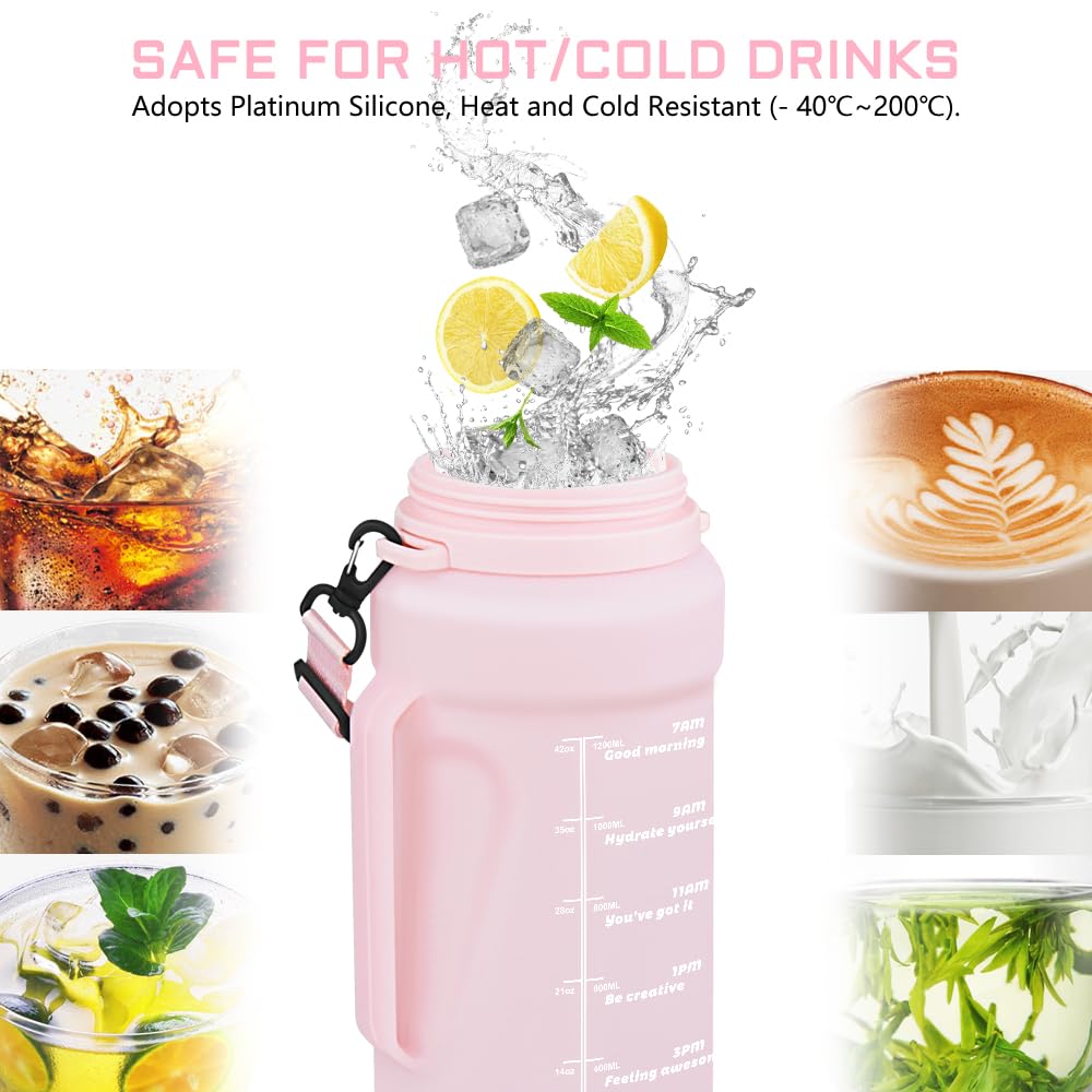 š„2025 HOT SALEš„Silicone foldable anti drop sports portable water bottle