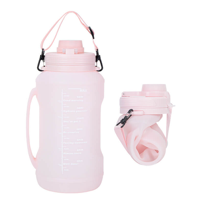 š„2025 HOT SALEš„Silicone foldable anti drop sports portable water bottle