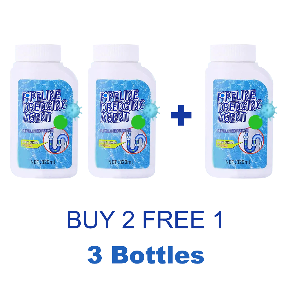 šLast Day Promotionš„Liapu Powerful Pipe Dredging Agent for Kitchen and Toilet Pipelines - Dissolves 200+ Blockages and Kills 99% of Bacteria