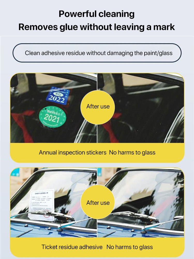 Multi-functional instant label and sticker remover wipes