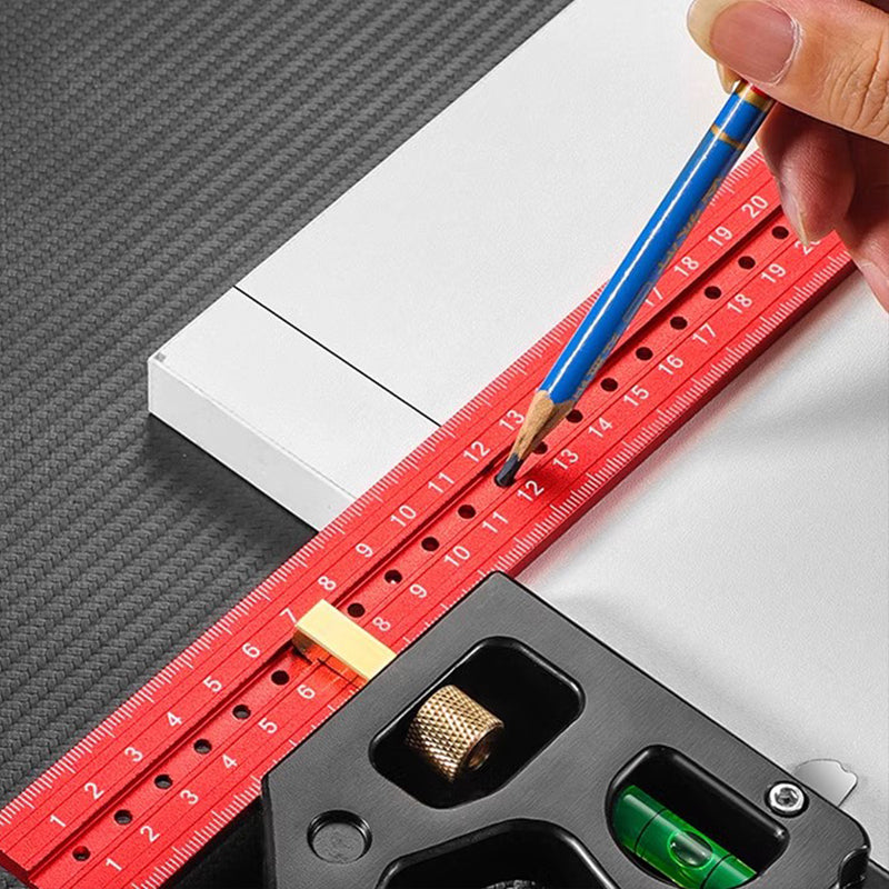 š„Combination Square Ruler 45-90 degree Markingš