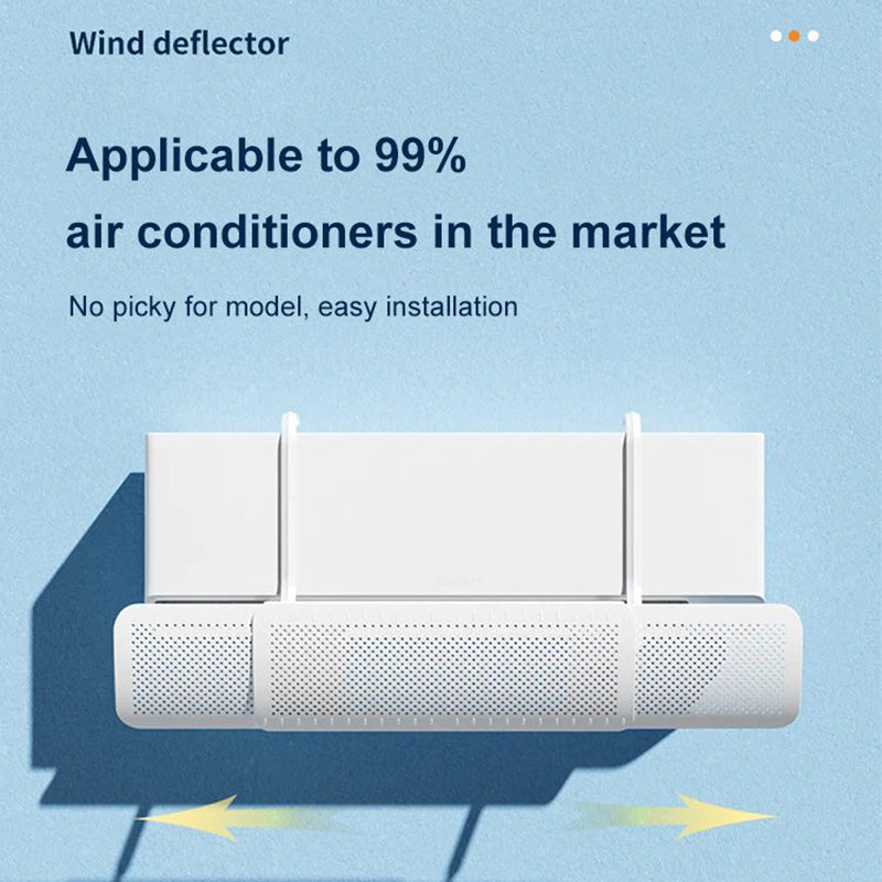 Retractable Air Conditioner Deflector